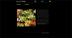 Desktop Screenshot of alexanderflorals.com